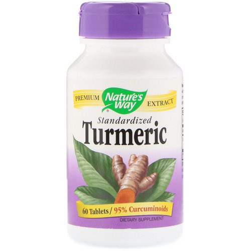 Nature's Way, Turmeric, Standardized, 60 Tablets فوائد