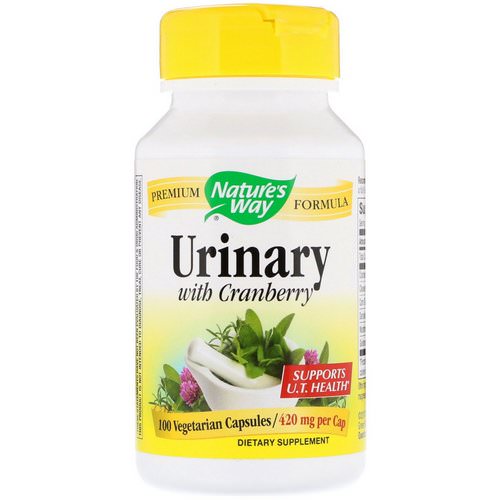 Nature's Way, Urinary with Cranberry, 420 mg, 100 Vegetarian Capsules فوائد