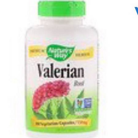 Nature's Way Valerian - فاليريان, المعالجة المثلية, الأعشاب