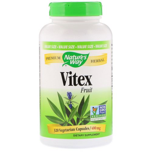 Nature's Way, Vitex Fruit, 400 mg, 320 Vegetarian Capsules فوائد