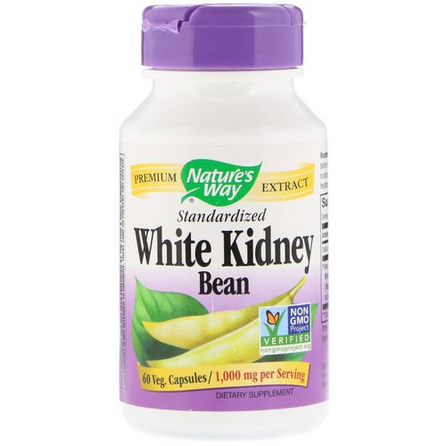 Nature's Way, White Kidney Bean Standardized, 60 Veg. Capsules فوائد