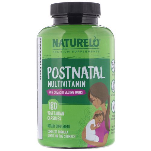 NATURELO, Postnatal Multivitamin for Breastfeeding Moms, 180 Vegetarian Capsules فوائد