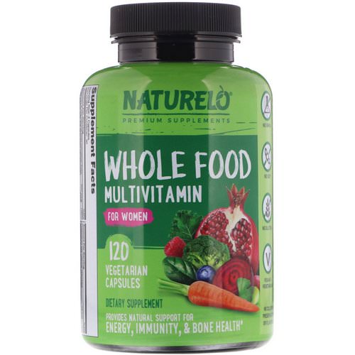 NATURELO, Whole Food Multivitamin for Women, 120 Vegetarian Capsules فوائد