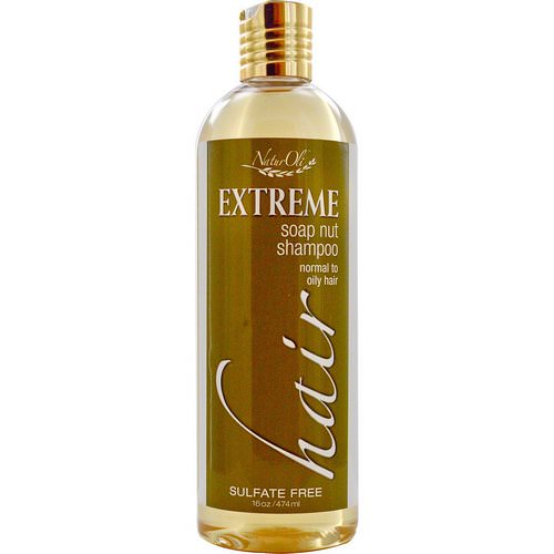 NaturOli, Extreme Hair, Soap Nut Shampoo, Normal to Oily Hair, 16 oz (474 ml) فوائد