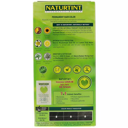 Naturtint Permanent - دائم, صبغة الشعر, العناية بالشعر, الاستحمام