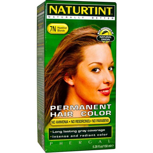 Naturtint, Permanent Hair Color, 7N Hazelnut Blonde, 5.28 fl oz (150 ml) فوائد