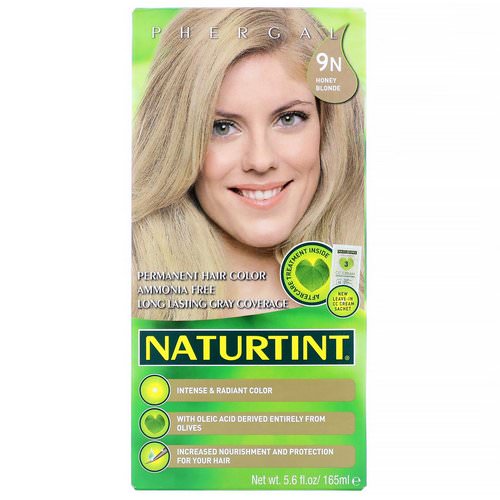 Naturtint, Permanent Hair Color, 9N Honey Blonde, 5.6 fl oz (165 ml) فوائد