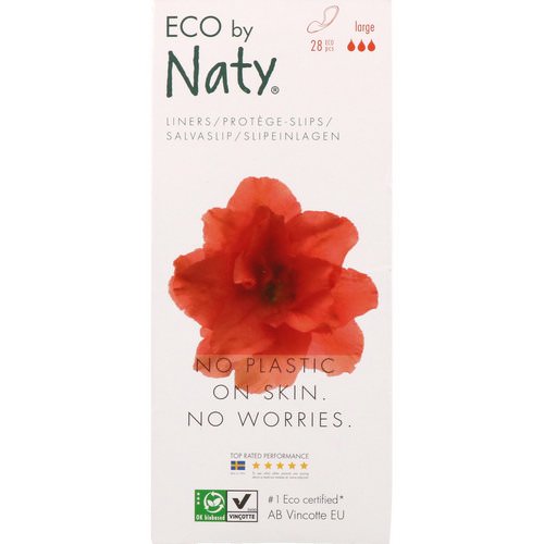 Naty, Panty Liners, Large, 28 Eco Pieces فوائد