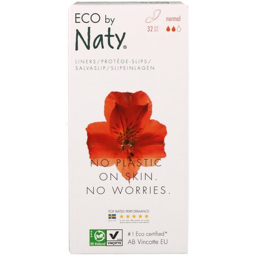 Naty, Panty Liners, Normal, 32 Eco Pieces فوائد