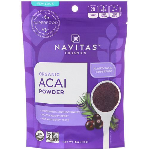 Navitas Organics, Organic Acai Powder, 4 oz (113 g) فوائد