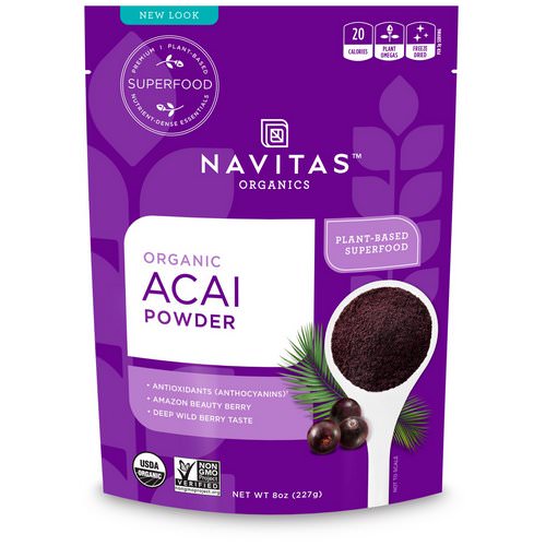 Navitas Organics, Organic Acai Powder, 8 oz (227 g) فوائد