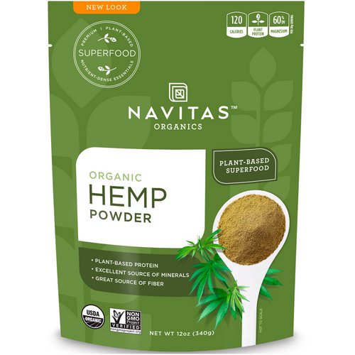 Navitas Organics, Organic Hemp Powder, 12 oz (340 g) فوائد