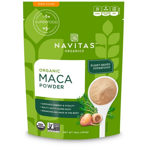 Navitas Organics, Organic Maca Powder, 16 oz (454 g) فوائد