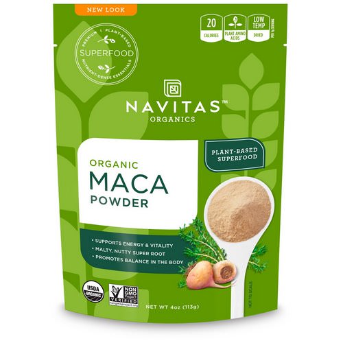 Navitas Organics, Organic Maca Powder, 4 oz (113 g) فوائد