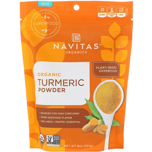 Navitas Organics, Organic Turmeric Powder, 8 oz (224 g) فوائد