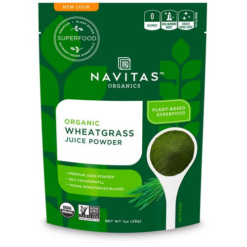 Navitas Organics, Organic Wheatgrass Juice Powder, 1 oz (28 g) فوائد