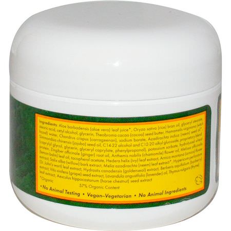 NeemAura, Concentrated Neem Cream, 2 oz (56 g):النيم, المعالجة المثلية