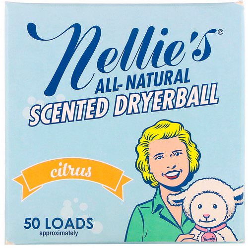 Nellie's, Scented Dryerball, Citrus, 1 Dryerball فوائد