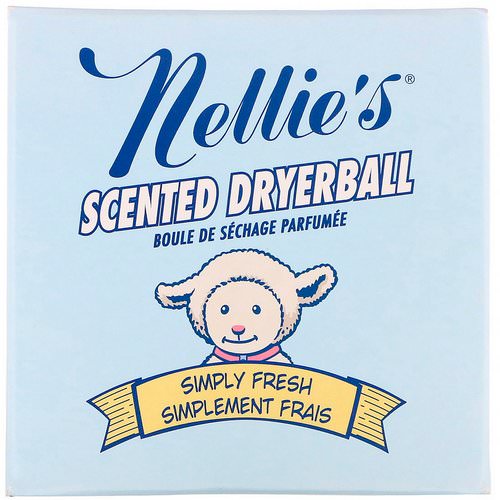 Nellie's, Scented Dryerball, Simply Fresh, 1 Dryerball فوائد