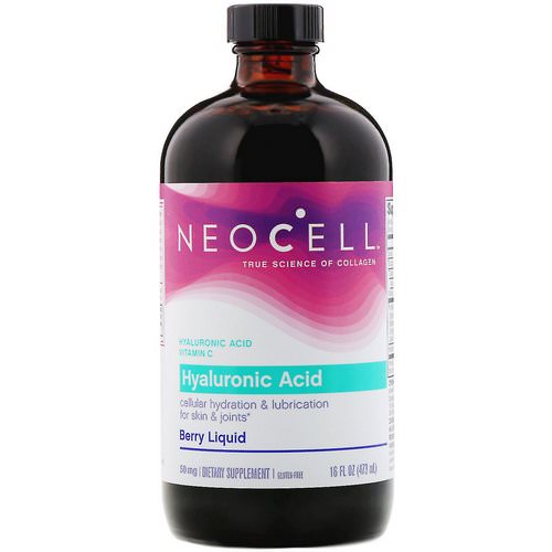 Neocell, Hyaluronic Acid, Berry Liquid, 50 mg, 16 fl oz (473 ml) فوائد