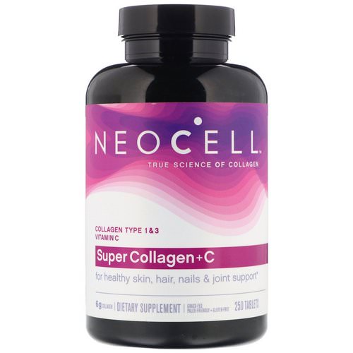 Neocell, Super Collagen + C, 250 Tablets فوائد