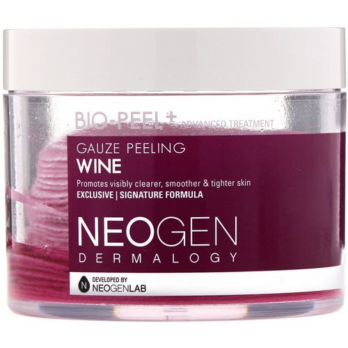 Neogen, Bio-Peel, Gauze Peeling, Wine, 30 Count, 6.76 fl oz (200 ml) فوائد