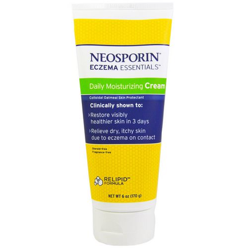 Neosporin, Eczema Essentials, Daily Moisturizing Cream, 6 oz (170 g) فوائد