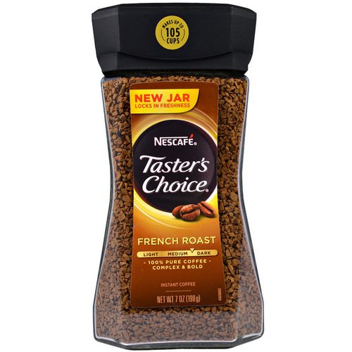 Nescafe, Taster's Choice, Instant Coffee, French Roast, 7 oz (198 g) فوائد