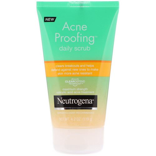 Neutrogena, Acne Proofing Daily Scrub, 4.2 oz (119 g) فوائد