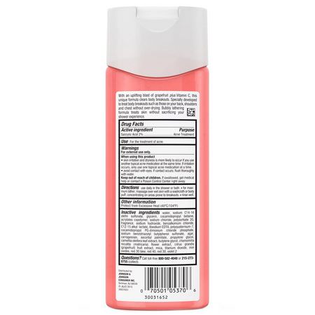 Neutrogena, Body Clear, Body Wash, Pink Grapefruit, 8.5 fl oz (250 ml):علاج البشرة, جل الاستحمام