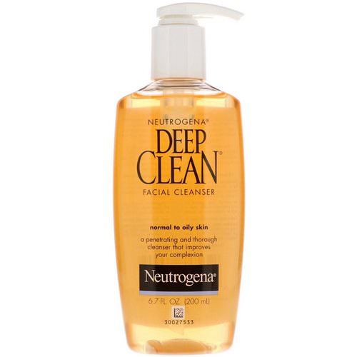 Neutrogena, Deep Clean, Facial Cleanser, 6.7 fl oz (200 ml) فوائد