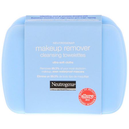 Neutrogena, Makeup Remover Cleansing Towelettes, Ultra-Soft Cloths, 25 Pre-Moistened Towelettes:مزيلات المكياج, الماكياج