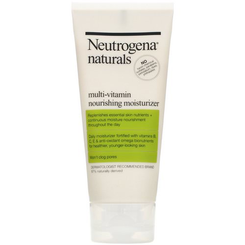 Neutrogena, Neutrogena, Naturals, Multi-Vitamin Nourishing Moisturizer, 3 fl oz (88 ml) فوائد