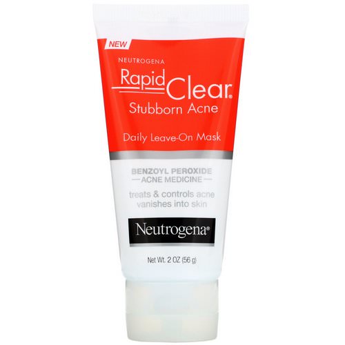 Neutrogena, Rapid Clear, Stubborn Acne, Daily Leave-On Mask, 2 oz (56 g) فوائد