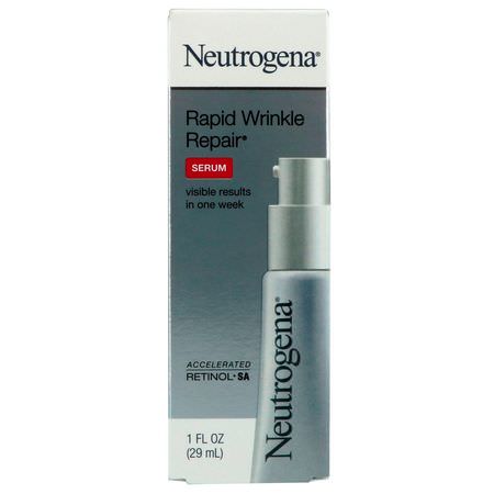 Neutrogena, Rapid Wrinkle Repair Serum, 1 fl oz (29 ml):ثبات, مكافحة الشيخ,خة