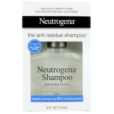 Neutrogena, The Anti-Residue Shampoo, All Hair Types, 6 fl oz (175 ml):شامب, عناية بالشعر