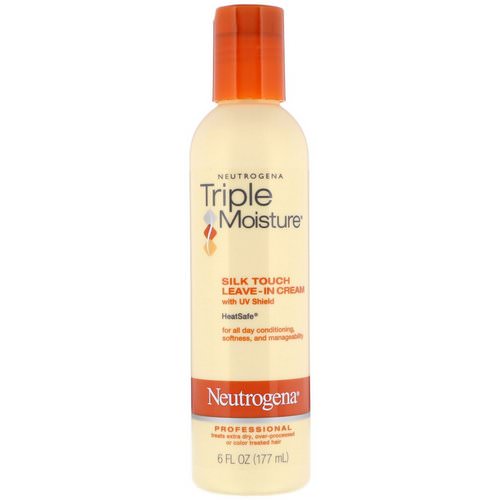 Neutrogena, Triple Moisture, Silk Touch Leave-In Cream, 6 fl oz (177 ml) فوائد