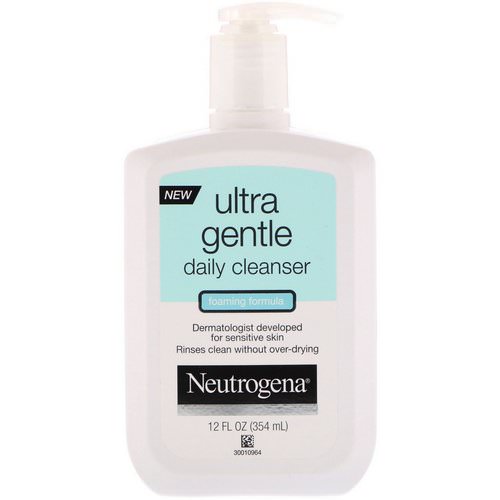 Neutrogena, Ultra Gentle, Daily Cleanser, Foaming Formula, 12 fl oz (354 ml) فوائد