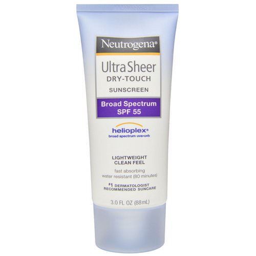 Neutrogena, Ultra Sheer Dry Touch Sunscreen, SPF 55, 3.0 fl oz (88 ml) فوائد