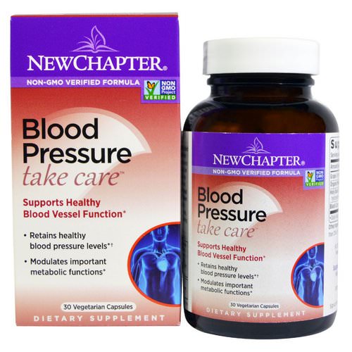 New Chapter, Blood Pressure, Take Care, 30 Vegetarian Capsules فوائد