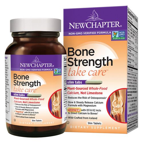 New Chapter, Bone Strength Take Care, 180 Slim Tablets فوائد