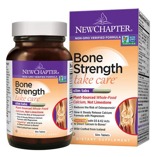 New Chapter, Bone Strength Take Care, 60 Slim Tablets فوائد