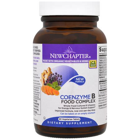 New Chapter Vitamin B Complex Vitamin B Formulas - فيتامين ب, مجمع فيتامين ب, الفيتامينات, المكملات الغذائية