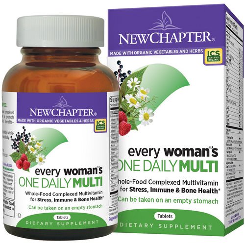 New Chapter, Every Woman's One Daily Multi, 72 Tablets فوائد