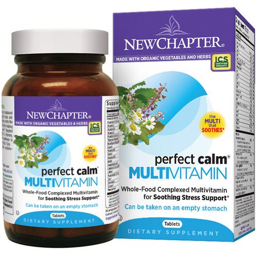New Chapter, Perfect Calm Multivitamin, 144 Tablets فوائد