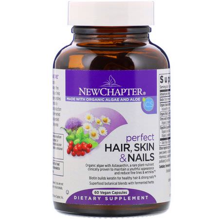 New Chapter Hair Skin Nails Formulas - الأظافر, الجلد, الشعر, المكملات الغذائية