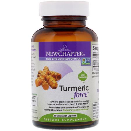 New Chapter Turmeric - الكركمين, الكركم, مضادات الأكسدة, المكملات الغذائية