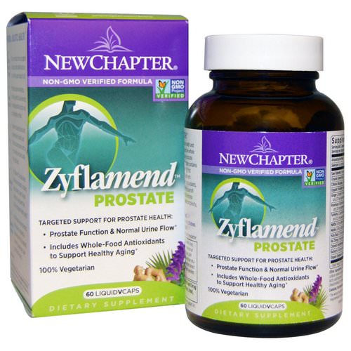New Chapter, Zyflamend Prostate, 60 Vegetarian Capsules فوائد