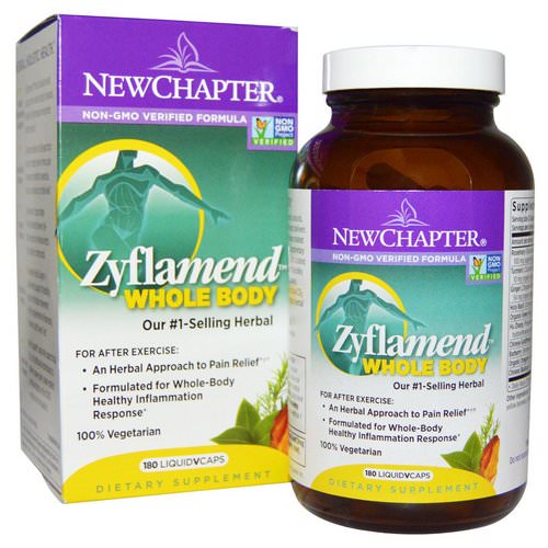 New Chapter, Zyflamend Whole Body, 180 Vegetarian Capsules فوائد