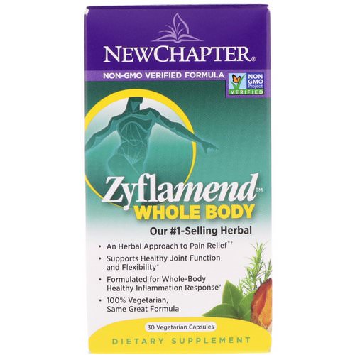 New Chapter, Zyflamend, Whole Body, 30 Vegetarian Capsules فوائد